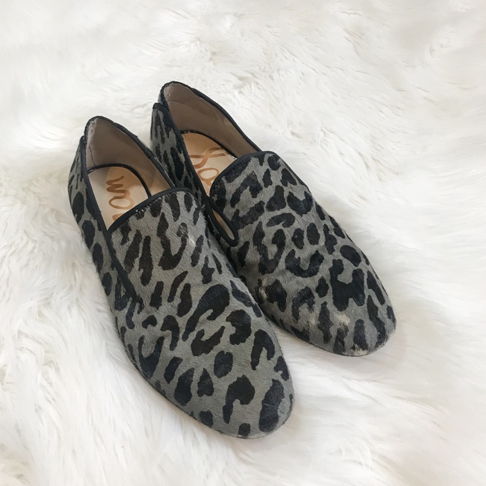 Sam Edelman Leopard Loafers